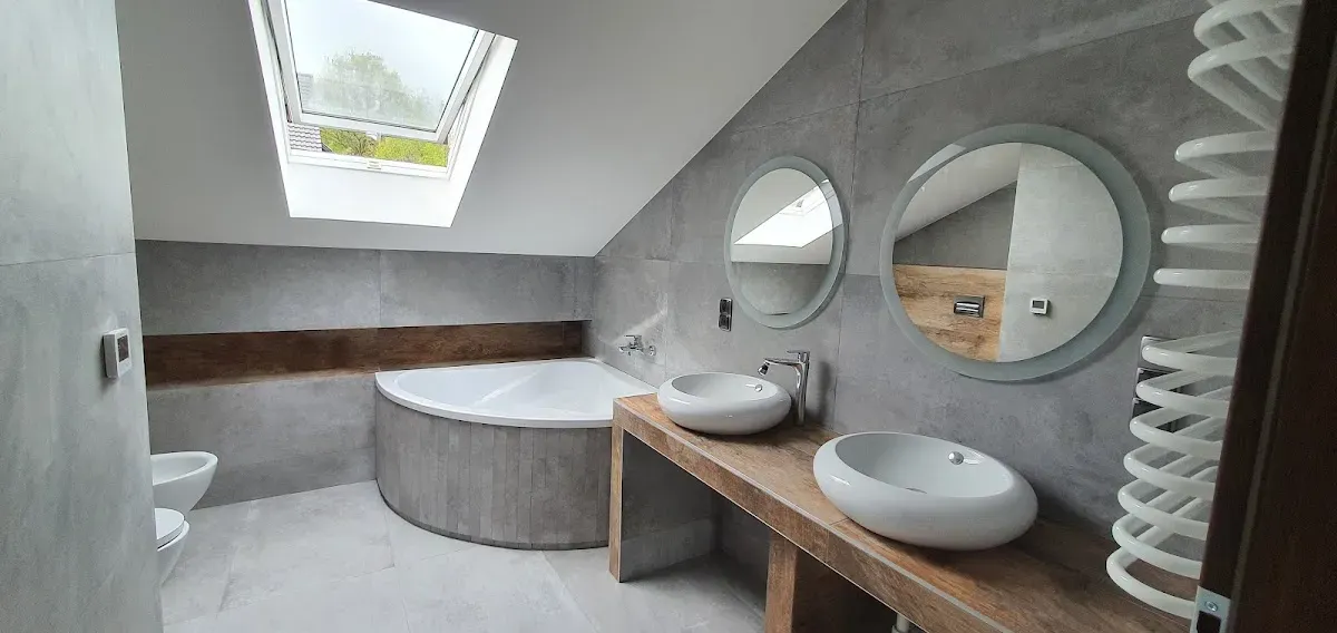 Profesjonalne wykończenie łazienki przez Budotekę — remont łazienki Żywiec, Bielsko-Biała